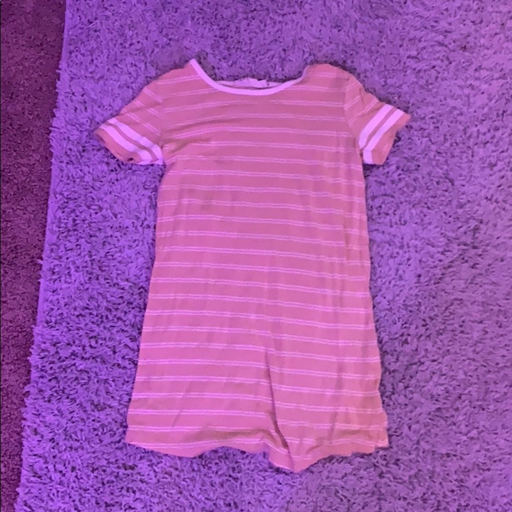 pink republic striped t-shirt